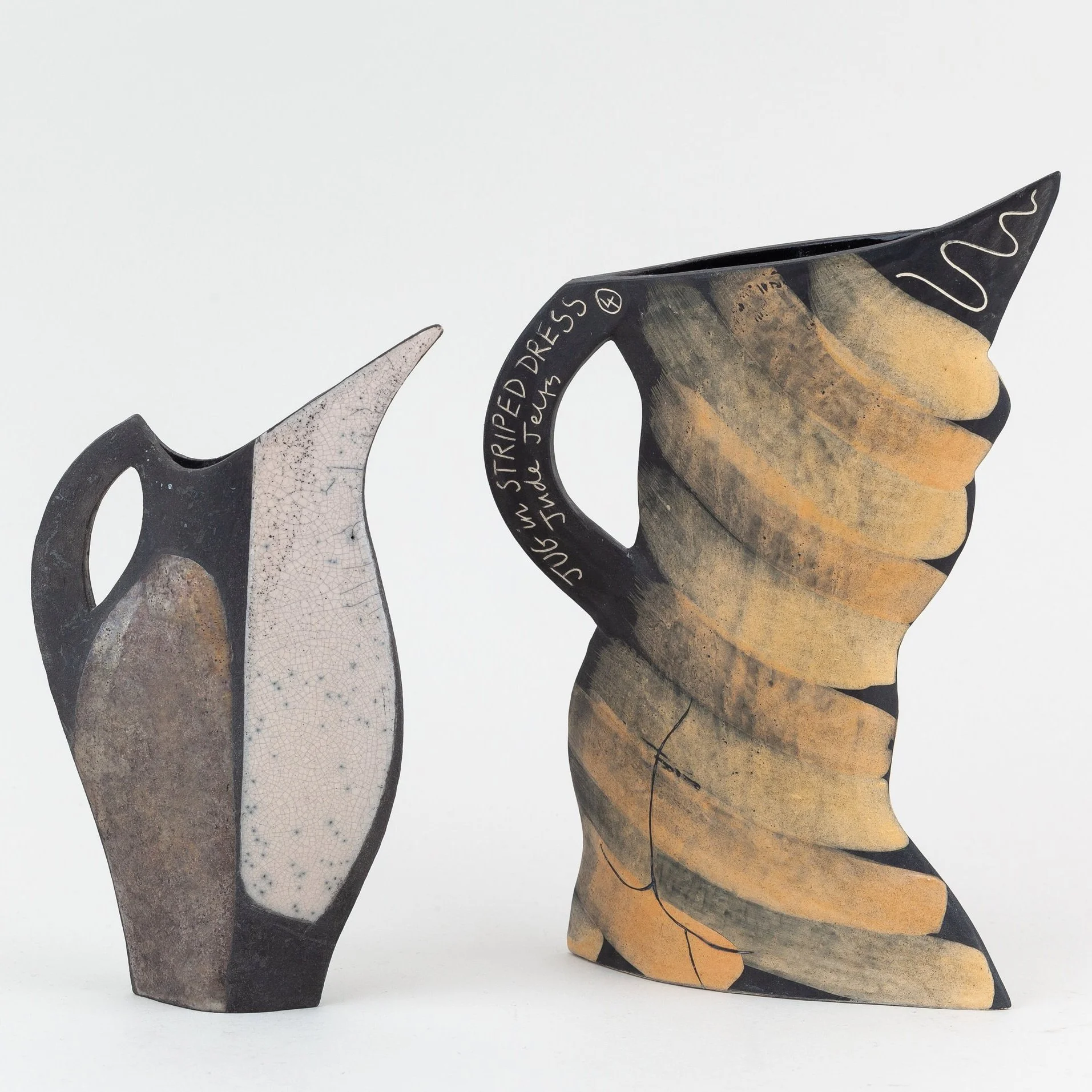 Sculptural Brutalist Vase by British Ceramicist Clive Brooker Sculptural Brutalist Vase by British Ceramicist Clive Brooker